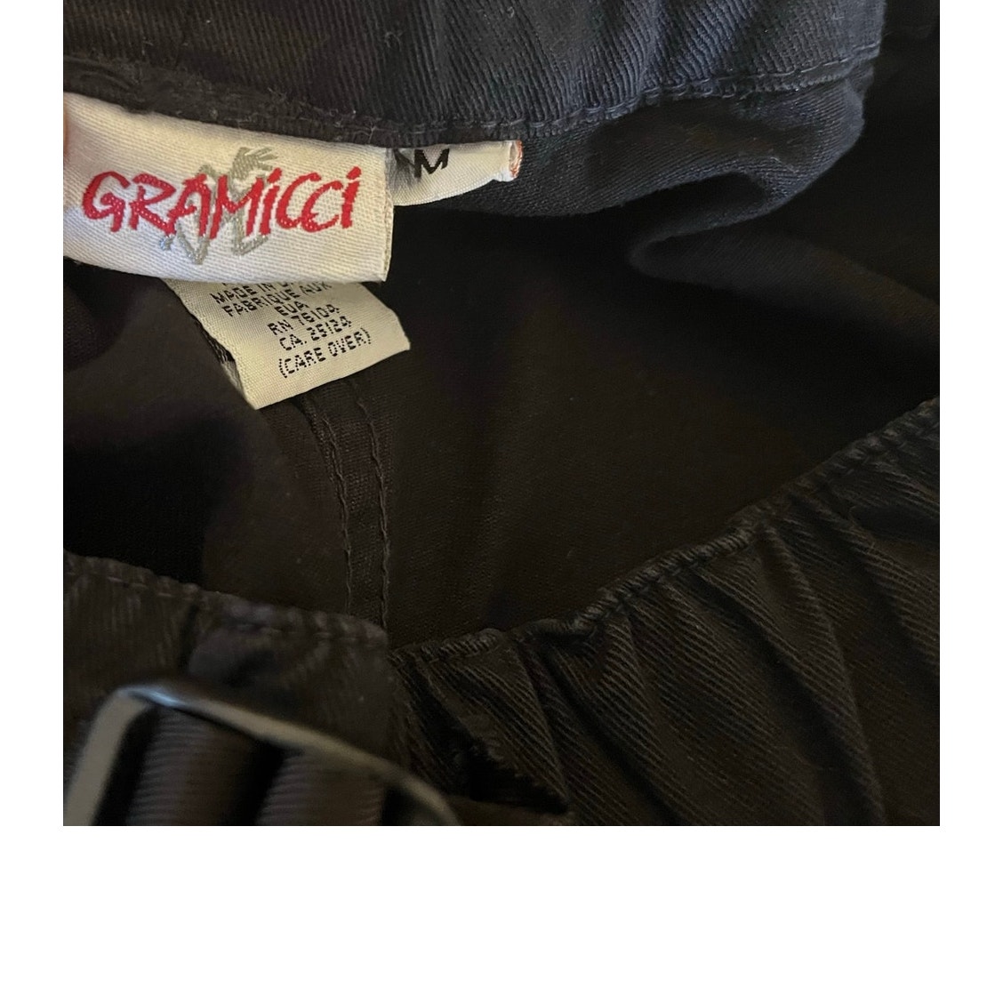 Vintage Gramicci Black Cotton Outdoor Climbing Hiking Pants Belt Women’s M — image 4 of 7
